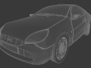 car foord puma Modelo 3D