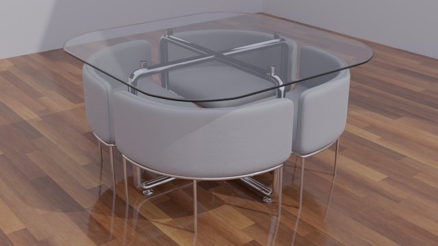 dining table 3D 模型 .c4d .max .obj .3ds .fbx .stl .blend