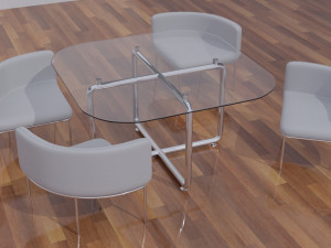 dining table 3D 模型