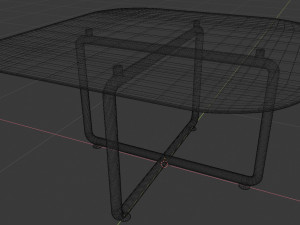 dining table 3D 模型