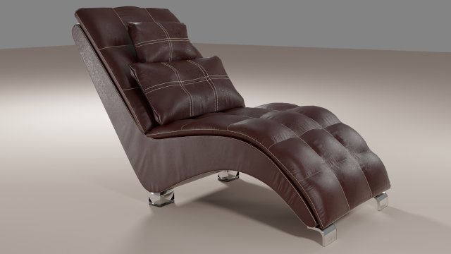 comfortable leather chair Model 3D .c4d .max .obj .3ds .fbx .stl .blend 