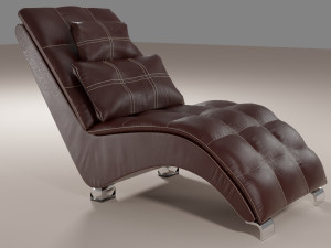 comfortable leather chair 3D Model