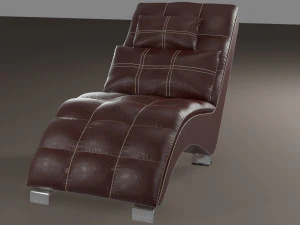 comfortable leather chair 3D Model
