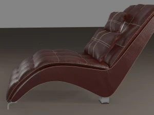 comfortable leather chair 3D Model