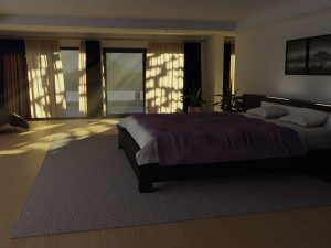 bedroom 3D 모델
