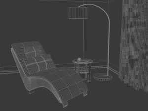 bedroom 3D 모델