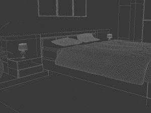 bedroom 3D 모델