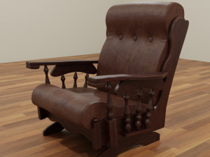 old rocking chair 3Dモデル