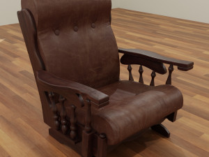old rocking chair 3D 모델