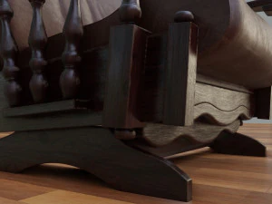 old rocking chair 3D Model