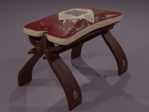 egyptian stool 3D Model