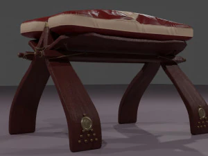 egyptian stool 3D Model
