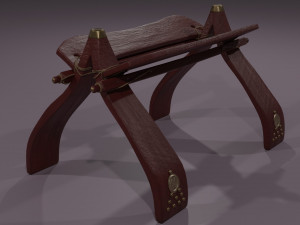 egyptian stool 3D Model