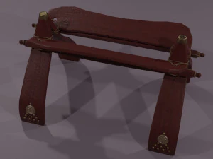 egyptian stool 3D Model