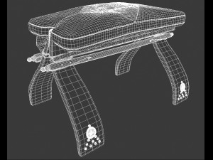 egyptian stool 3D Model