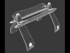 egyptian stool 3D Model