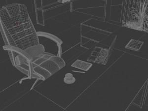 ceo office Model 3D