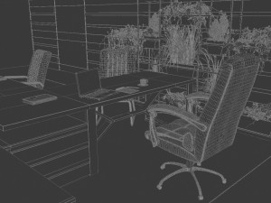 ceo office Model 3D