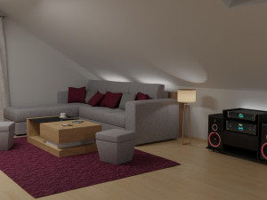 living room 3D Model