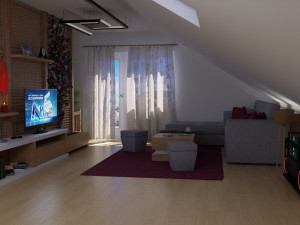 living room 3D Model