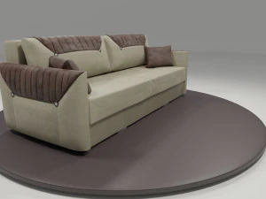 sof&aacute; 3d Modelo 3D