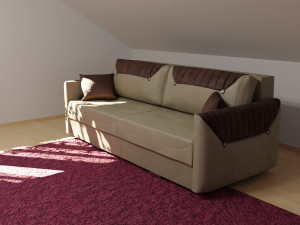 3d sofa Modelo 3D