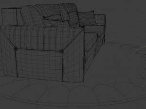 3d sofa Modelo 3D