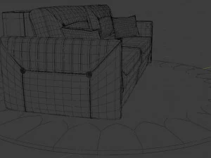 3d sofa 3D Model