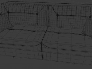 3d sofa Modelo 3D