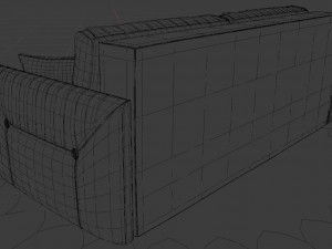 3d sofa Modelo 3D