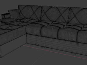 corner sofa 3D Model