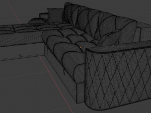 corner sofa 3D Model
