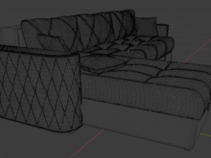 corner sofa 3D Model