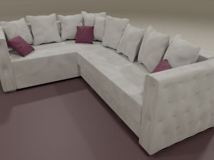 corner sofa 3D 模型