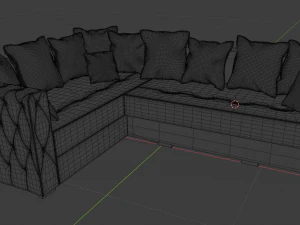 corner sofa 3D Model
