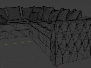 corner sofa 3D 模型