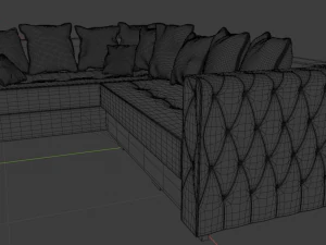 corner sofa 3D Model