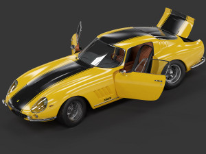1967 ferrari 275 gtb 3D Модель