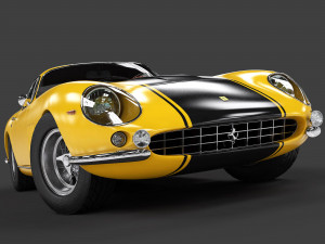 1967 ferrari 275 gtb 3D Модель