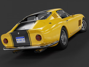 1967 ferrari 275 gtb 3D Модель