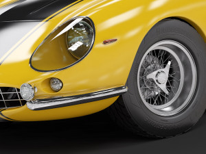 1967 ferrari 275 gtb 3D Модель