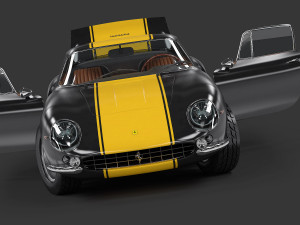 1967 ferrari 275 gtb 3D Модель