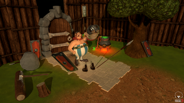 obelix camp scene Modelo 3D .c4d .max .obj .3ds .fbx .stl .blend 