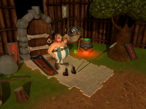 obelix camp scene 3D 모델