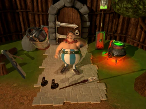 obelix camp scene 3D Model