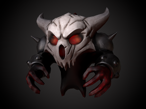 demos - the pumpkins eater low-poly 3D 모델