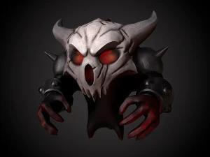 demo - pemakan labu poli rendah Model 3D