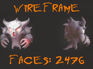 demos - the pumpkins eater low-poly 3D Model