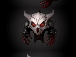 demos - the pumpkins eater low-poly 3D Model