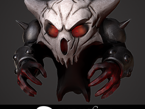 demos - the pumpkins eater low-poly 3D Model